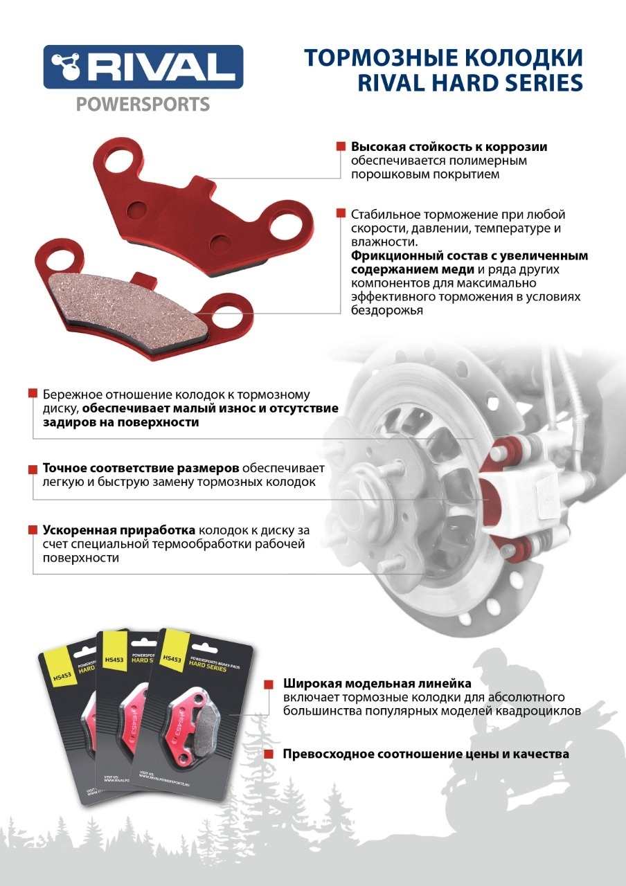 Тормозные колодки для квадроцикла, передние в Москве - купить на ⭐⭐⭐ detishmidta.ru ⭐⭐⭐