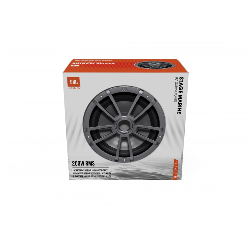 Морской сабвуфер 10” (25 см) JBL STAGE MARINE SUB 10GRY