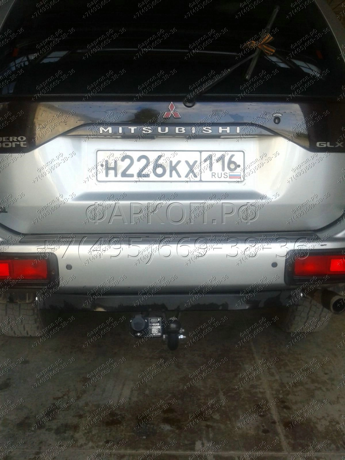 Фаркоп Mitsubishi Pajero Sport 1998-2008 - Y.015 IMIOLA купить в Москве