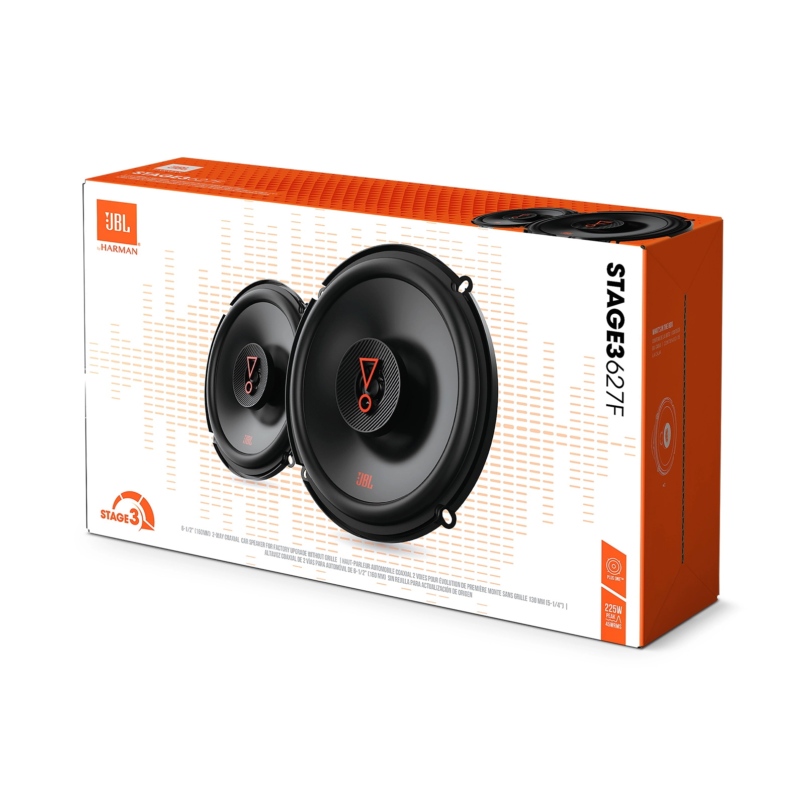 Автомобильная двухполосная коаксиальная акустика JBL STAGE3 627F