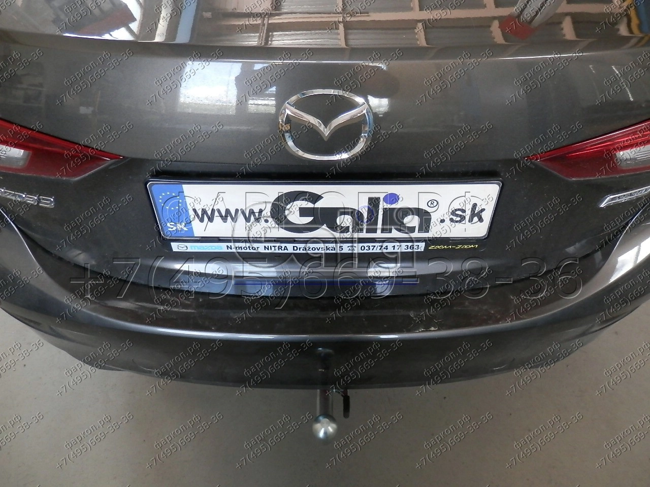 Фаркоп Mazda 3 седан 2013-2019 - M135C GALIA купить в Москве