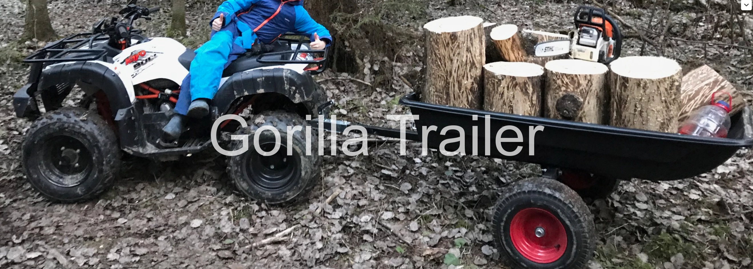 Прицеп для квадроцикла Gorilla Lite (16х6.50-8)