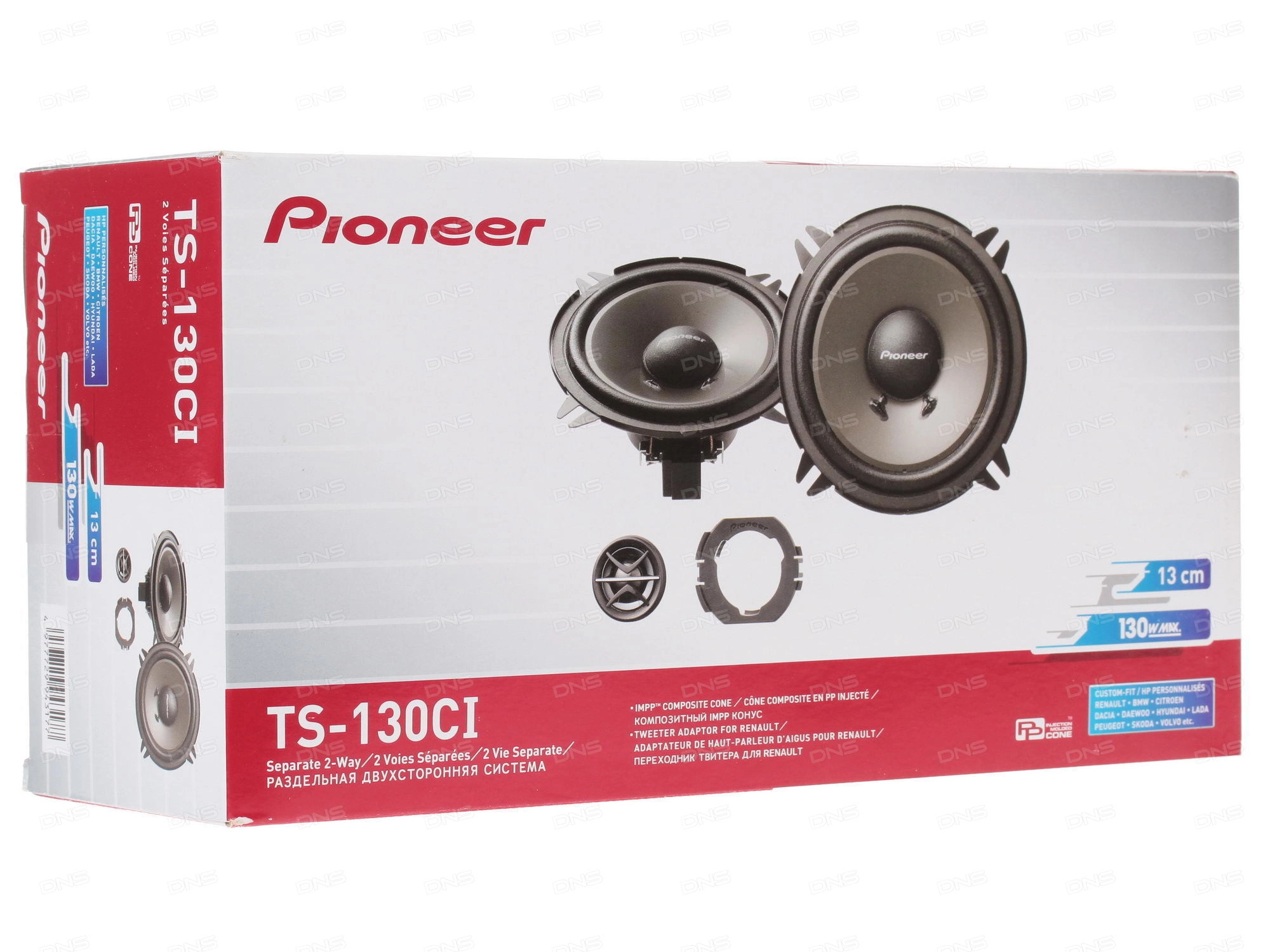 Автомобильная двухполосная компонентная акустика PIONEER TS-130Ci