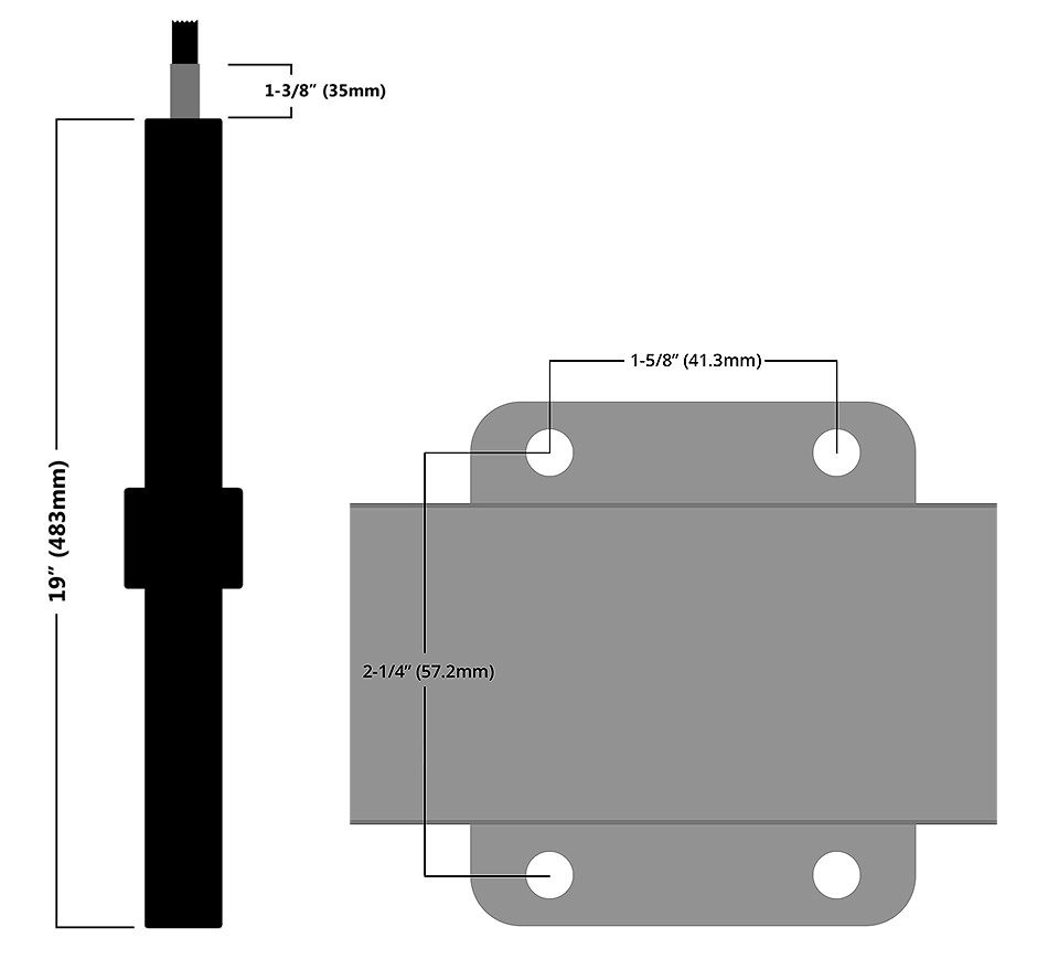 Трос рулевого управления SC-16 (M-66) 11 футов (3,35 м.)