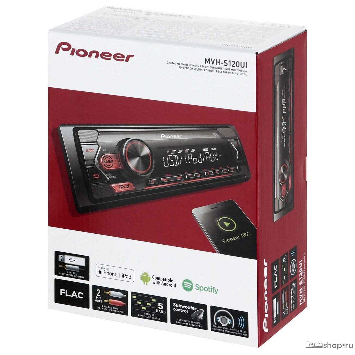 Автомобильный цифровой медиа-ресивер PIONEER MVH-S120UI