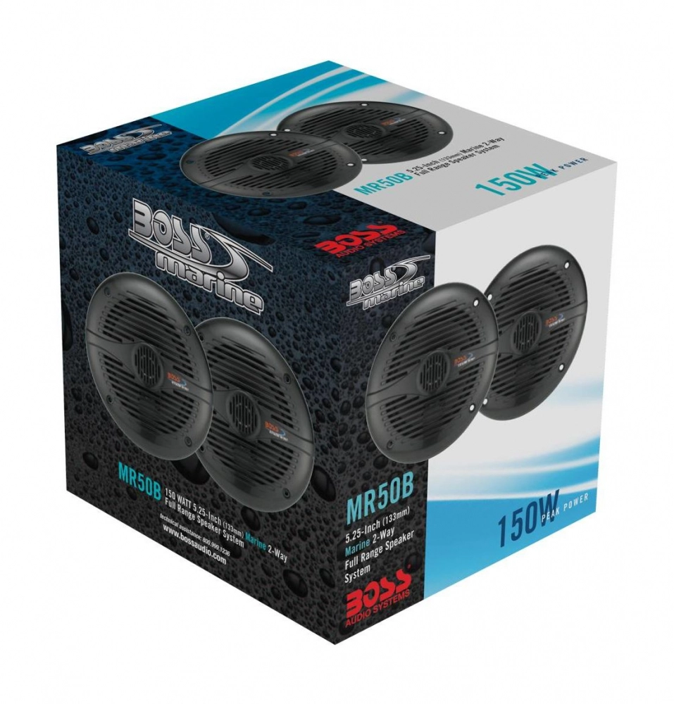 Динамики Boss Audio Marine MR50B 150 Вт 5.25