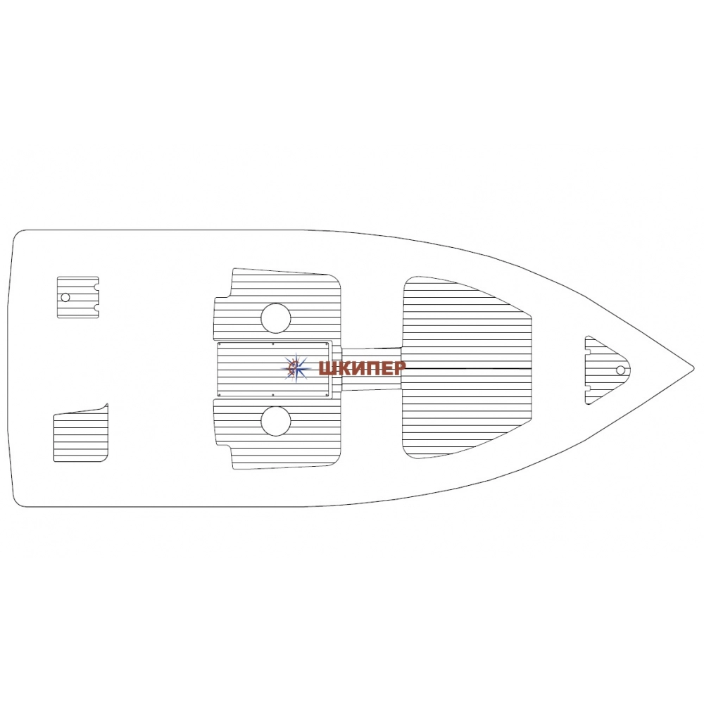 Комплект покрытий для катера Феникс 510 без окантовки (2)