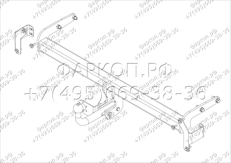 Фаркоп Avtos KI 32 KIA Sportage 4 2016-2018