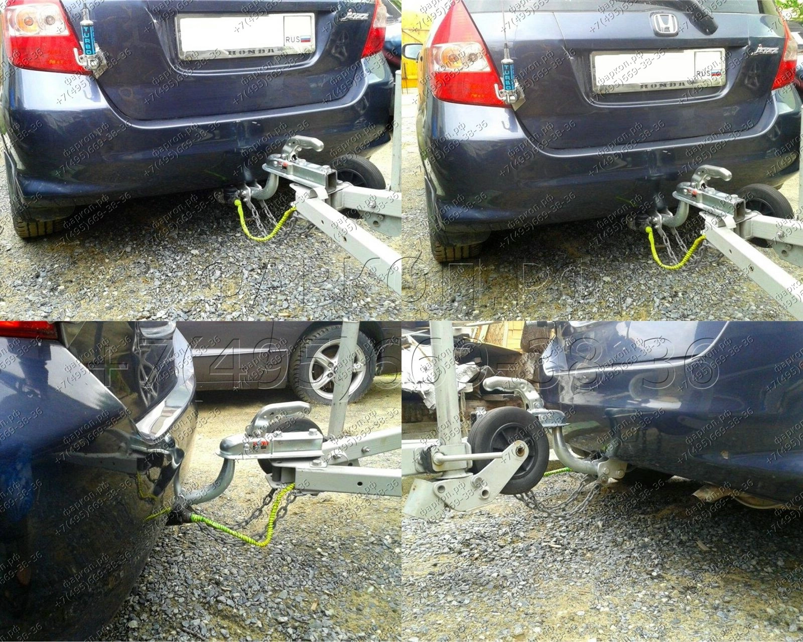 Фаркоп Honda Jazz 2002-2008 - H052A GALIA купить в Москве