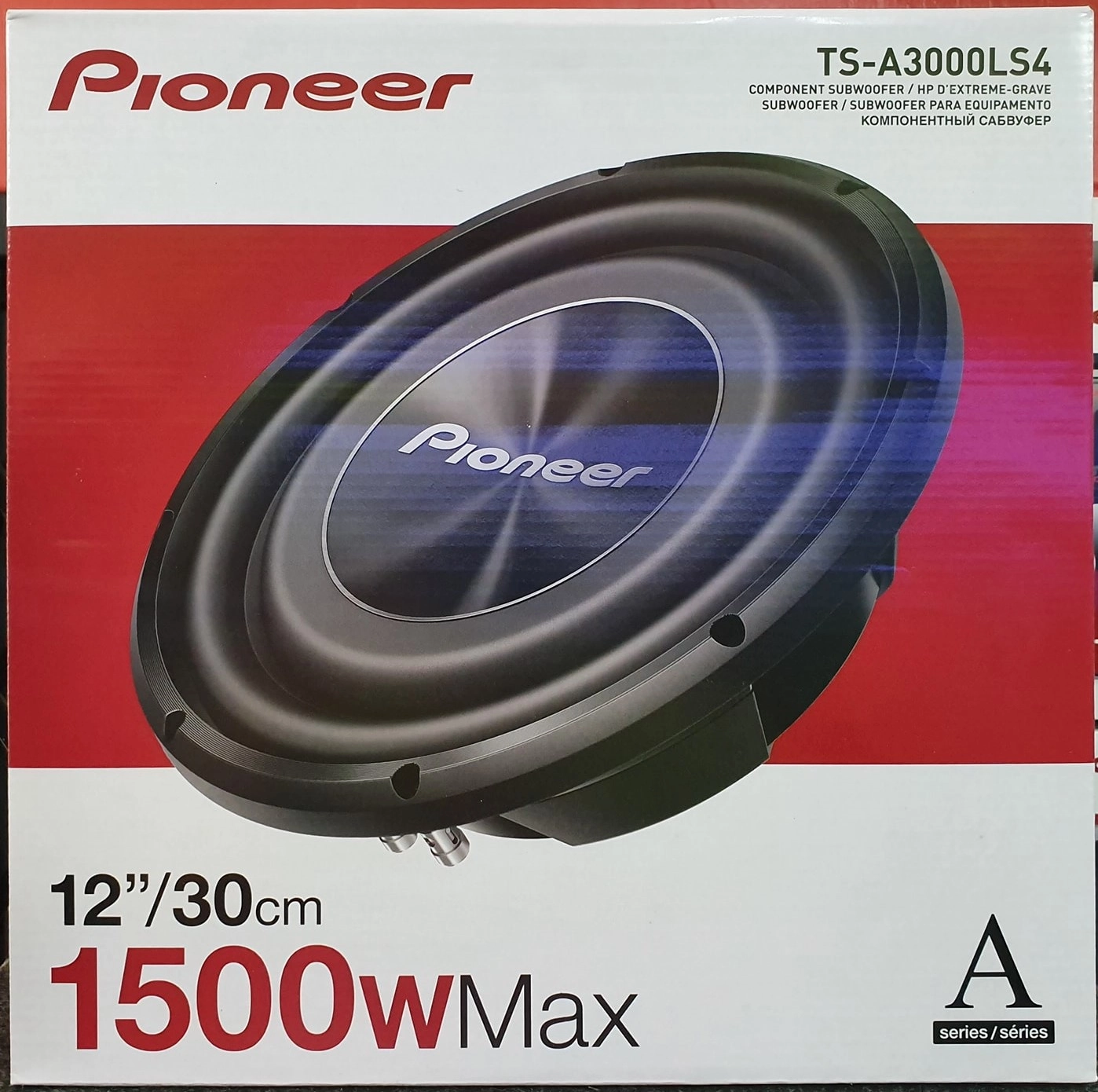 Автомобильный сабвуфер 12” (30 см) PIONEER TS-A3000LS4