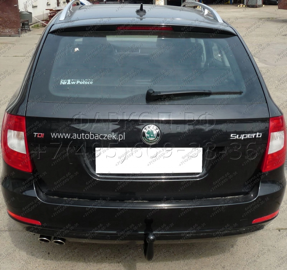 Фаркоп Skoda Superb II лифтбек/универсал 2008-2015 - S-349 Steinhof купить  в Москве