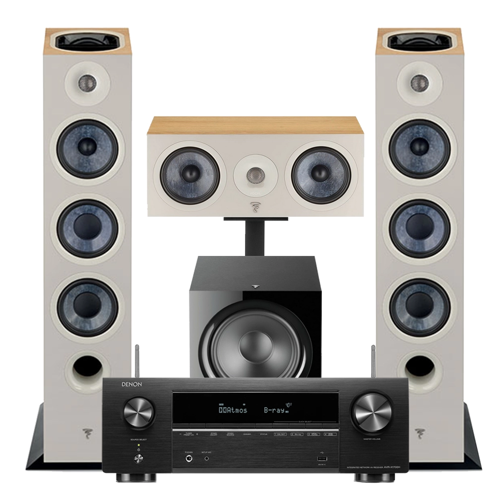 Домашний кинотеатр DENON AVRS960HBKE2 Focal Chora Atmos