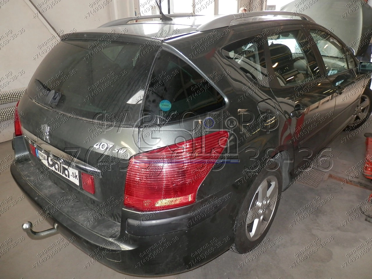 Фаркоп Peugeot 407 универсал 2004-2008 - P034C GALIA купить в Москве