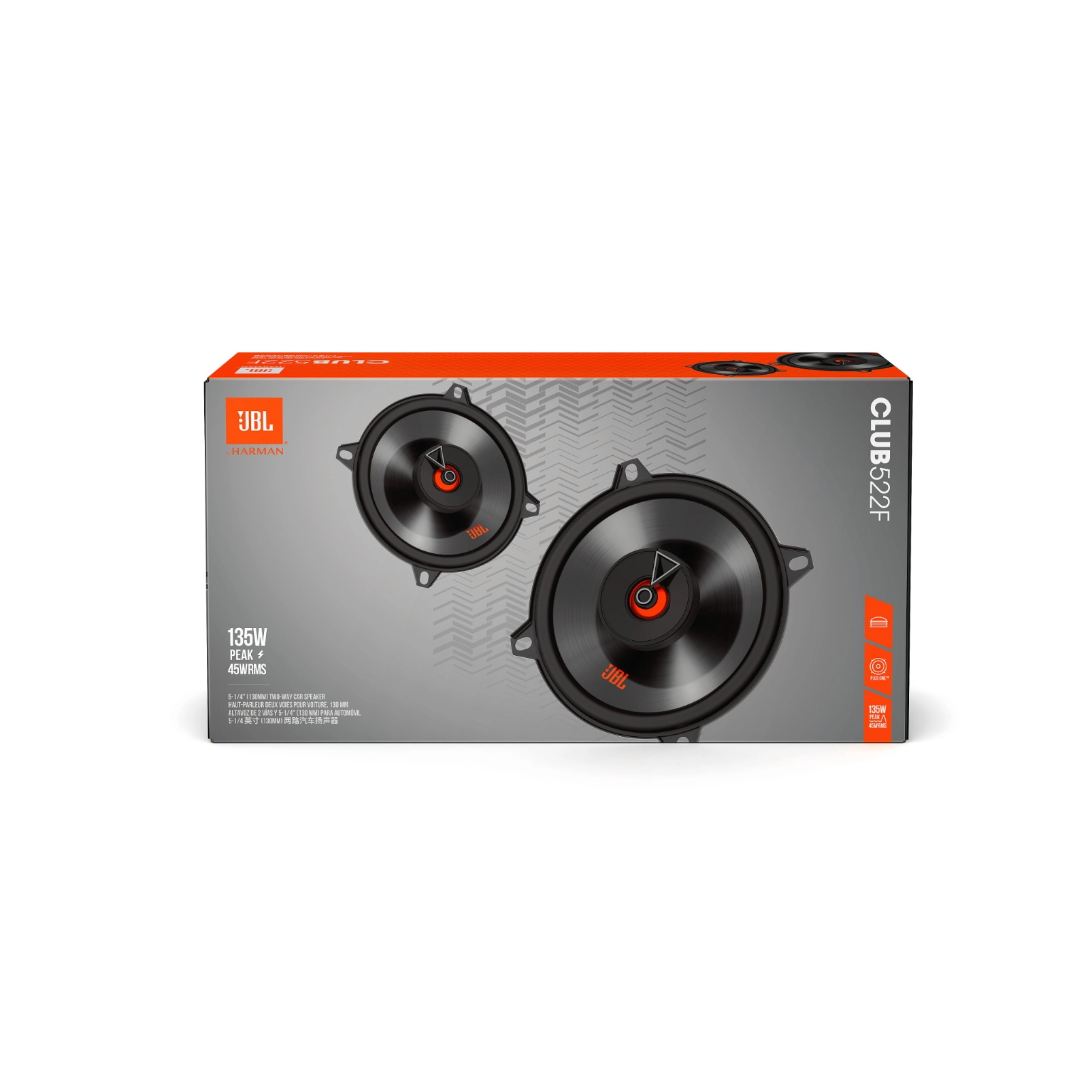 Автомобильная двухполосная коаксиальная акустика JBL CLUB 522F