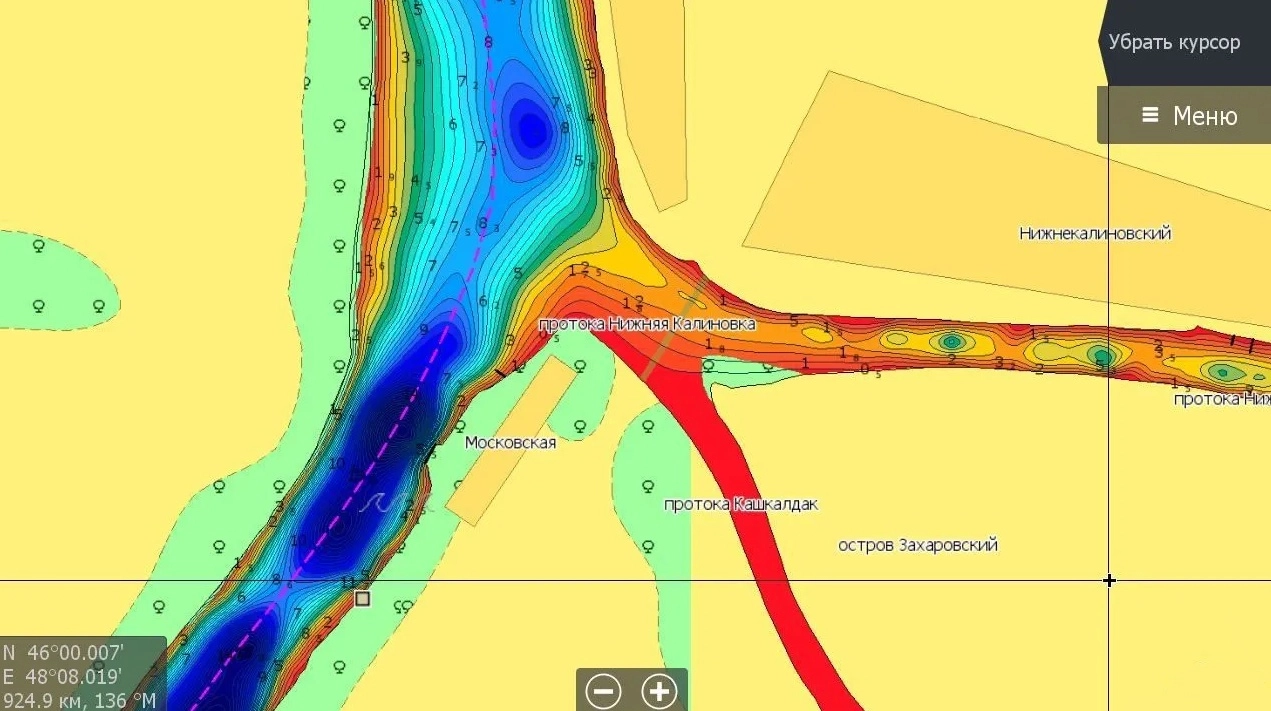 Карта глубин Lowrance Simrad В&G C-MAP RS-Y050