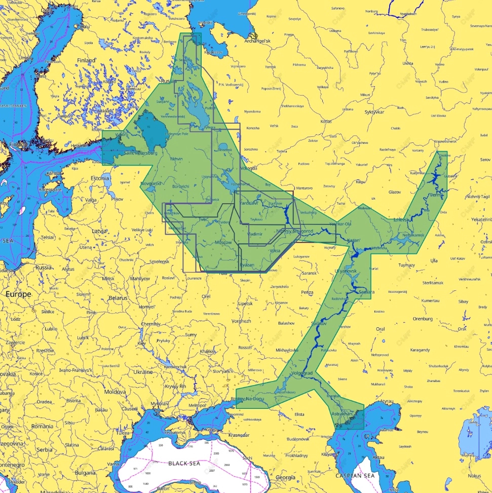 Карта глубин Lowrance Simrad В&G C-MAP RS-Y050