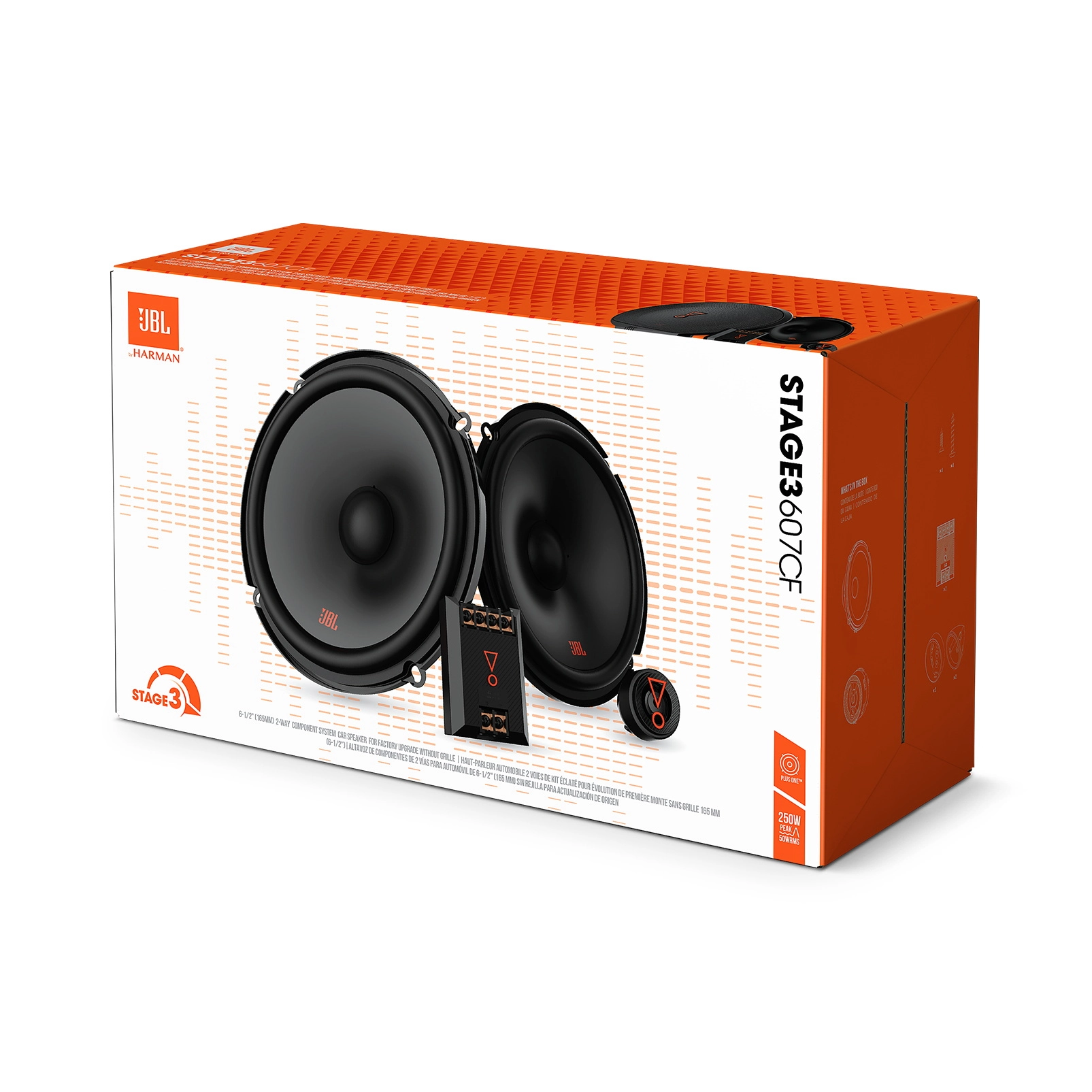 Автомобильная двухполосная компонентная акустика JBL STAGE3 607CF