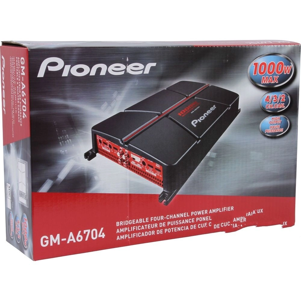 Автомобильный 4-х канальный усилитель PIONEER GM-A6704