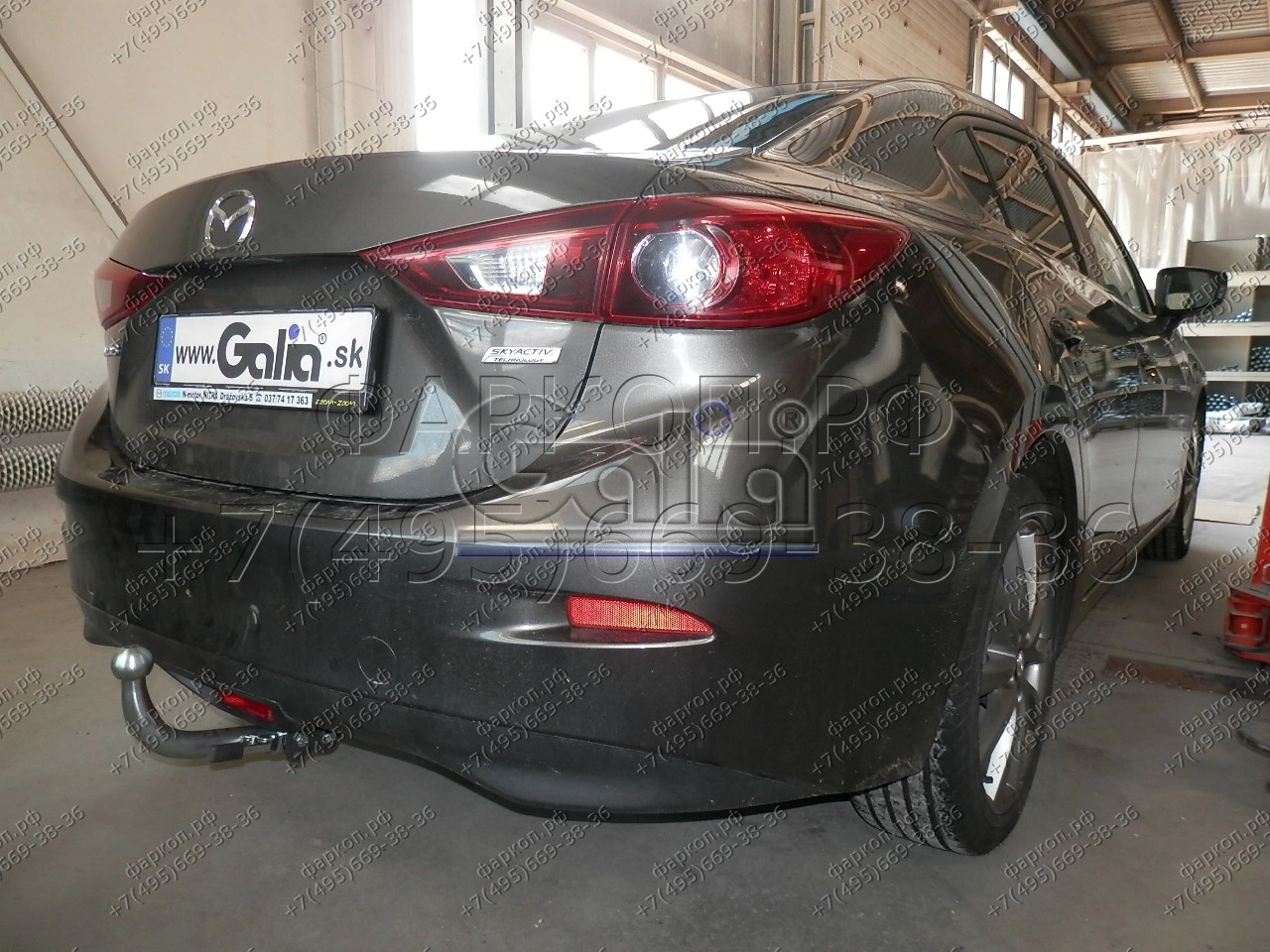 Фаркоп Mazda 3 седан 2013-2019 - M135C GALIA купить в Москве