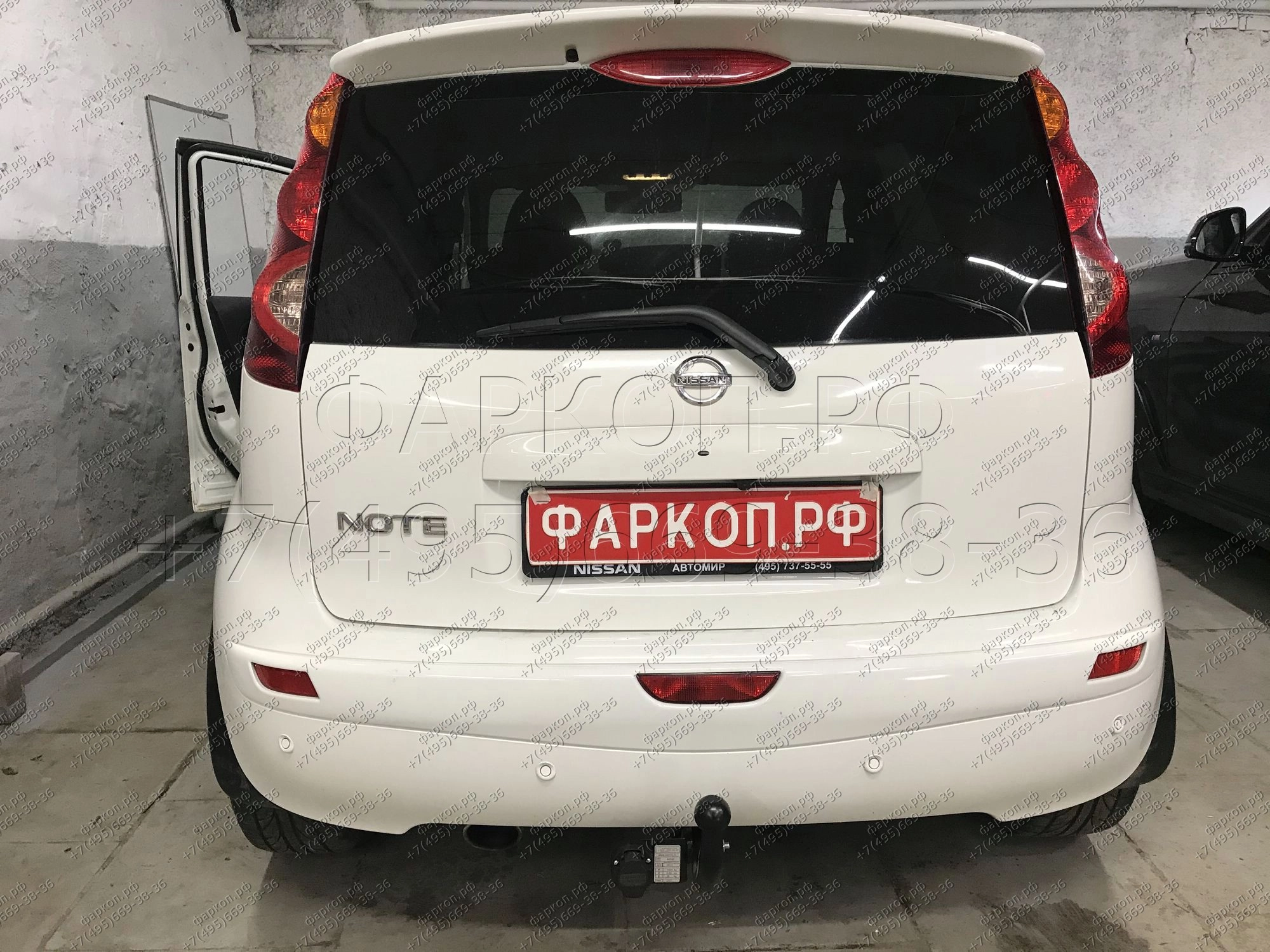 Фаркоп тип A NISSAN Note (E12) кроме Sport пакета твердое крепление