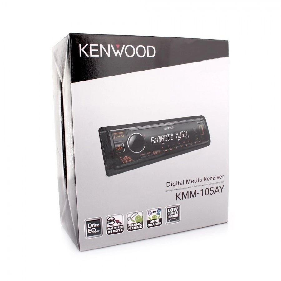 Автомобильный цифровой медиа-ресивер KENWOOD KMM-105AY