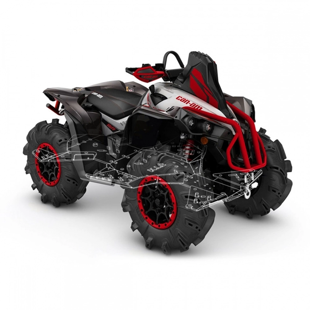 Пластиковая защита днища KTZ для BRP Can Am G2 Renegade X MR (2019+)