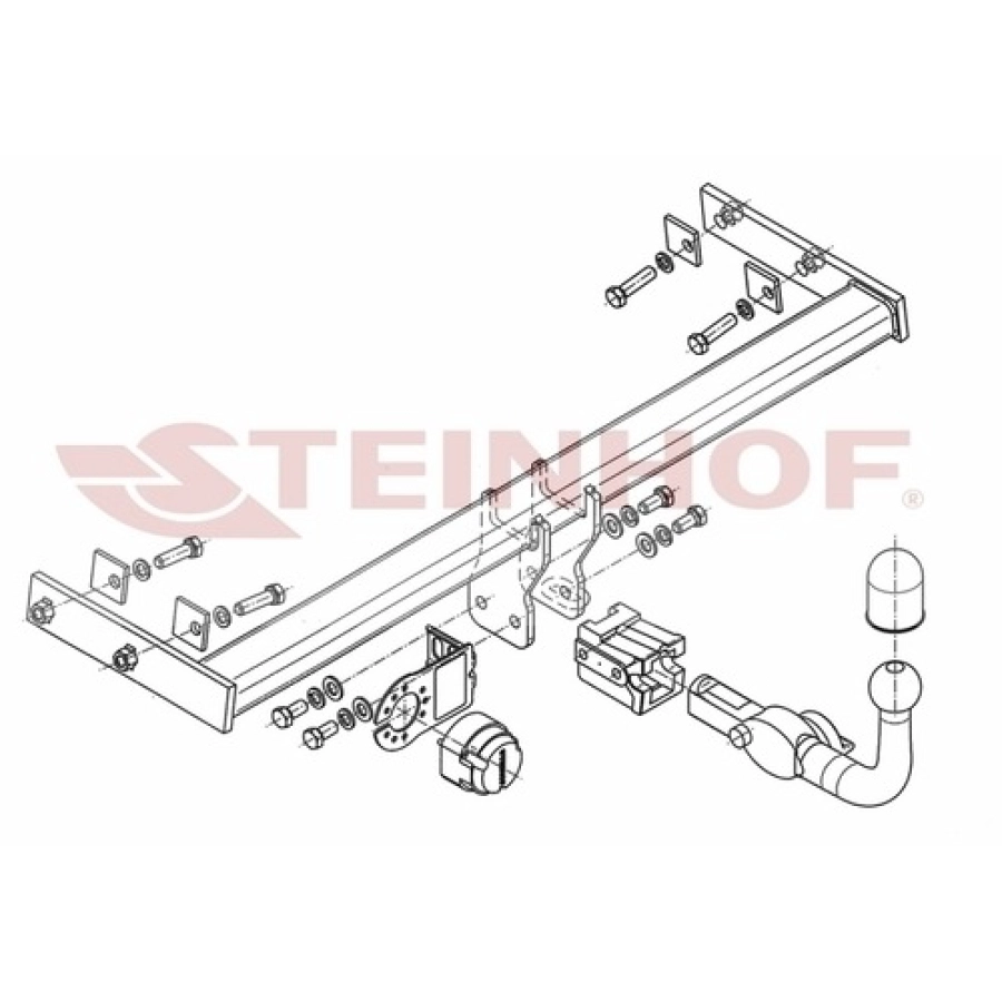 Фаркоп Volvo V40 2012-2019 - V-281 Steinhof купить в Москве