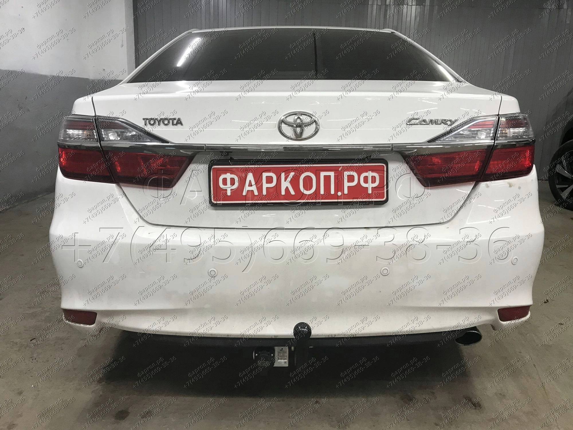 Фаркоп Toyota Camry седан 2006-2017 - T106-A Лидер-плюс купить в Москве