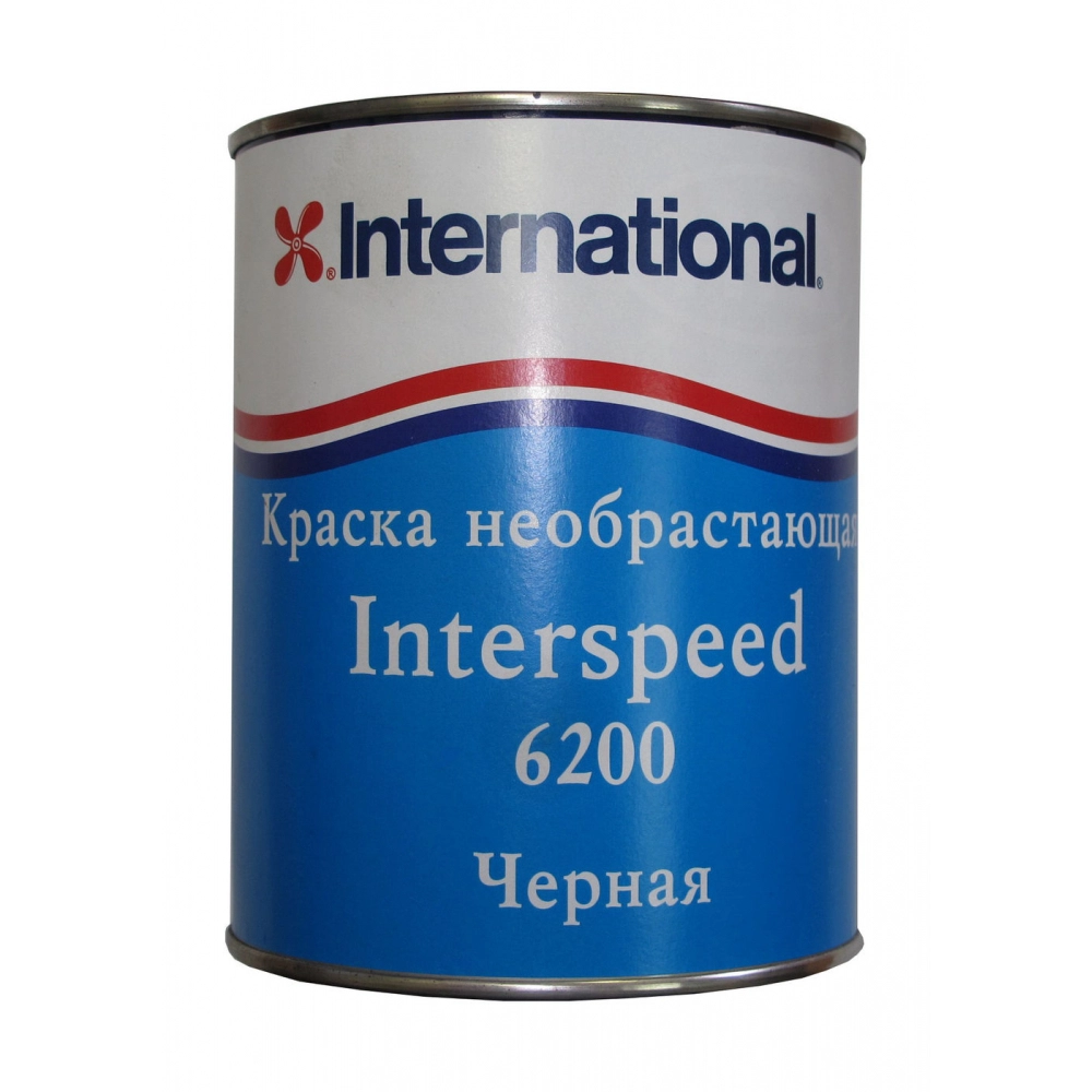 Краска необрастающая Interspeed 6200, черная, тара 1 литров