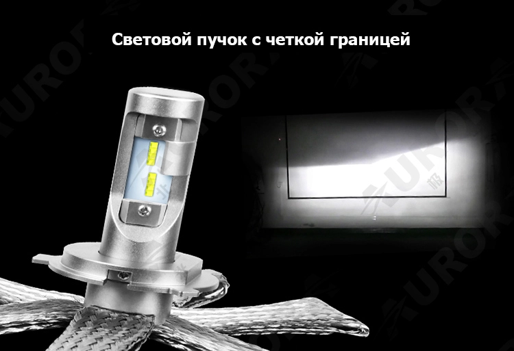 Светодиодные лампы C6 Led Headlight 36W/6500K/3800lm/H4 пара