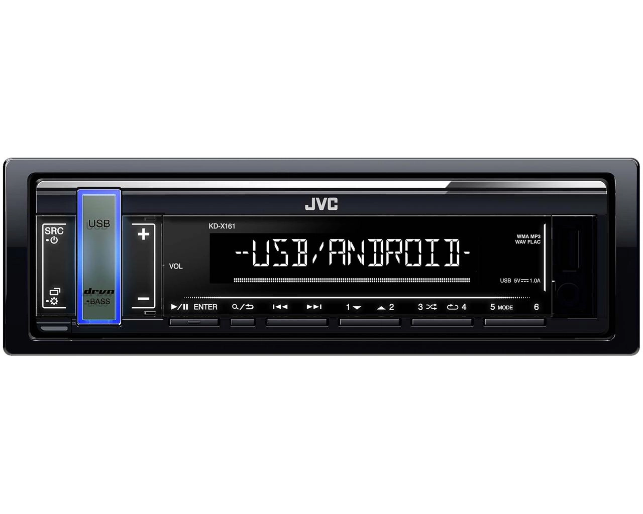 Автомобильный цифровой медиа-ресивер JVC KD-X161