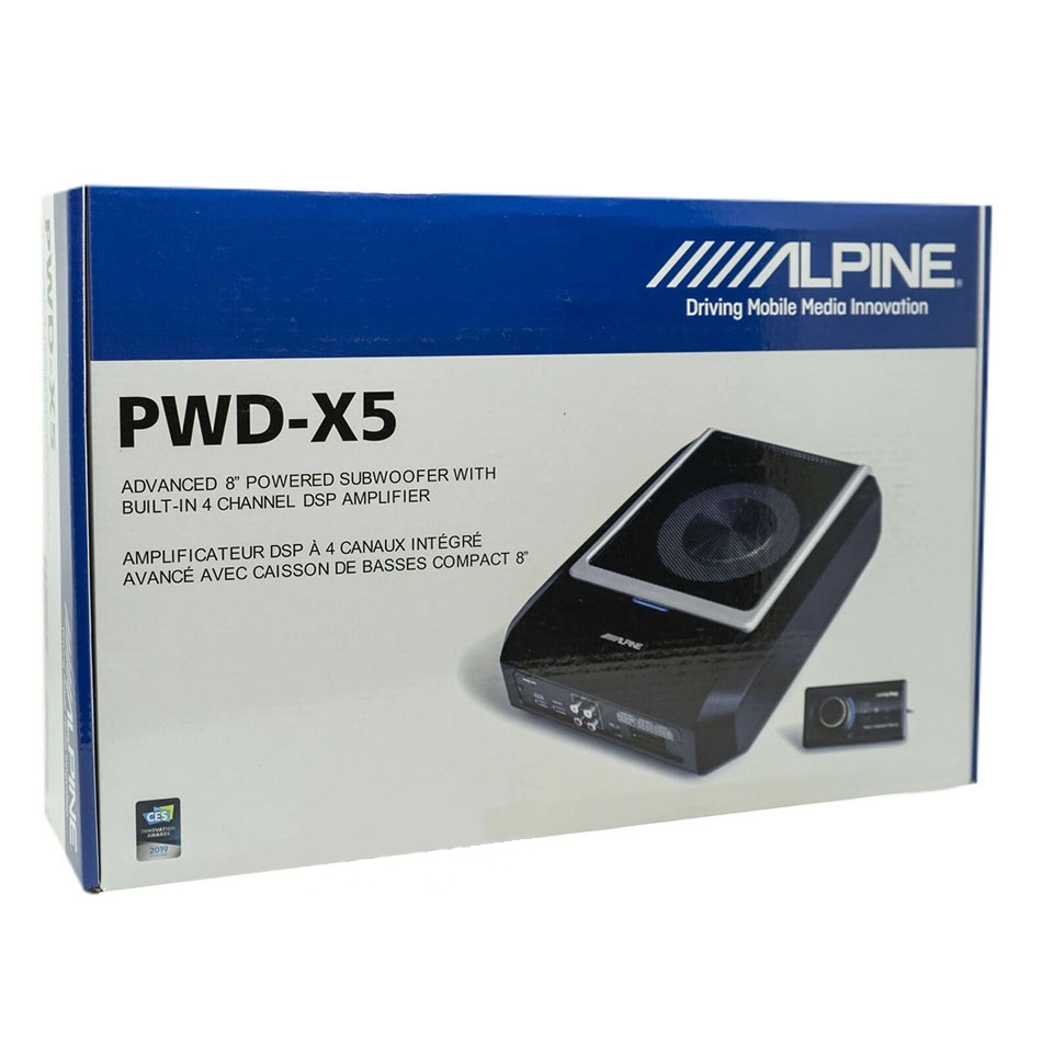 Автомобильный процессор-сабвуфер ALPINE PWD-X5