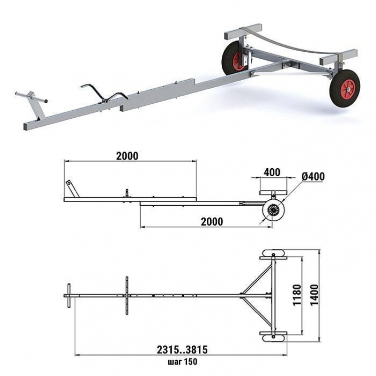 Тележка для перевозки лодки пвх своими руками чертежи