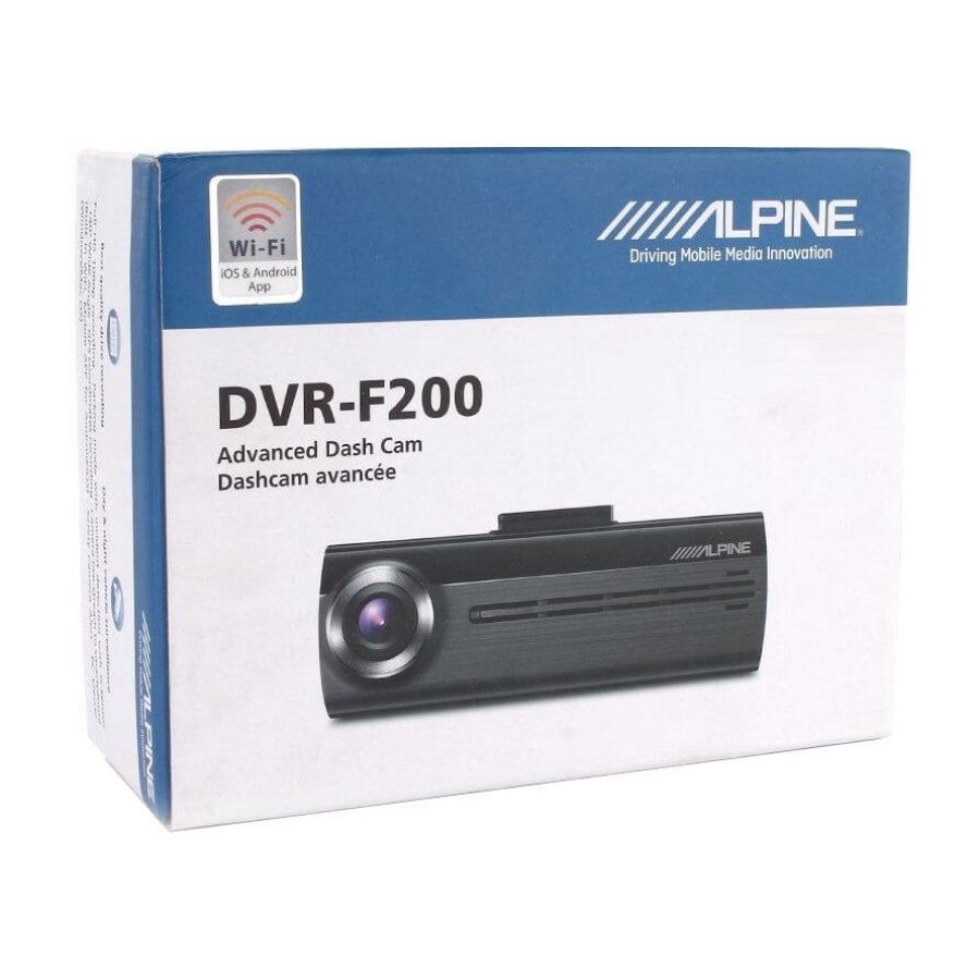 Видеорегистратор ALPINE DVR-F200