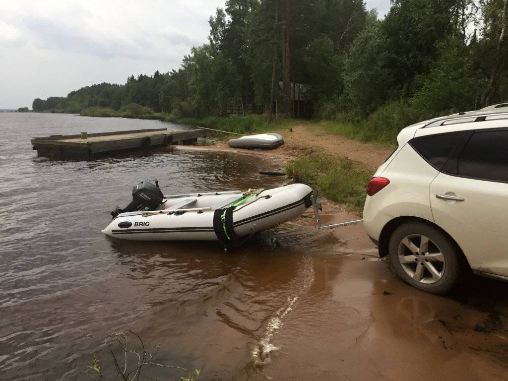 Автомобильный прицеп для лодки ПВХ без киля Респо V40T