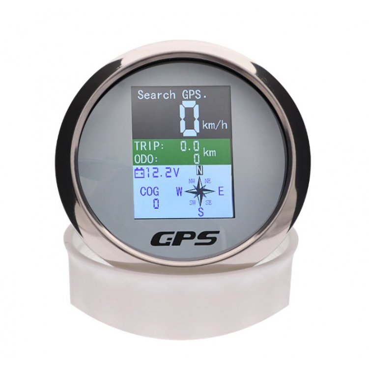 Электронный GPS спидометр для лодки, катера, яхты белый