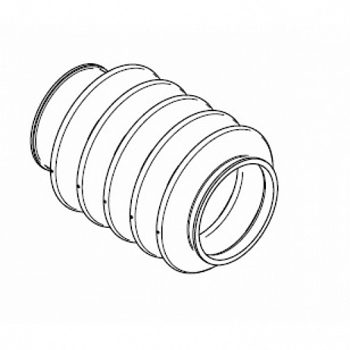 Knott - Пыльник резиновый, гофрированный, для МТН KFG 35 75х165 (6J1324 ...
